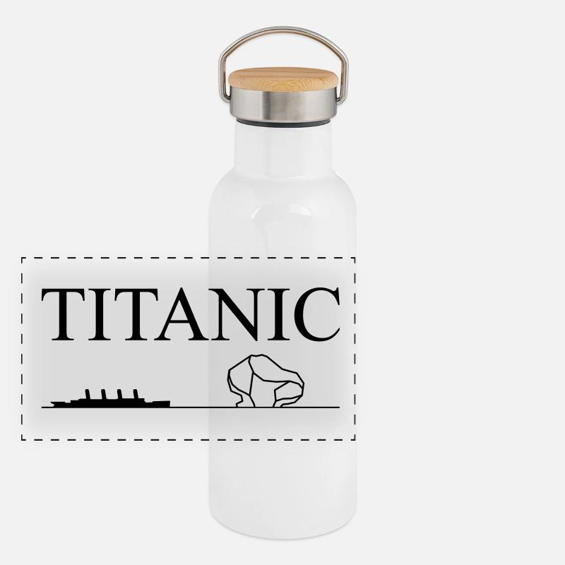 titanic Panoramic Thermal Bottle with Bamboo Lid