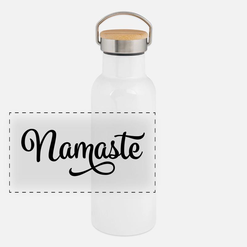 namaste Gourde isotherme avec bouchon en bambou