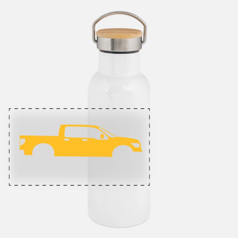 Pick-up Gourde isotherme avec bouchon en bambou