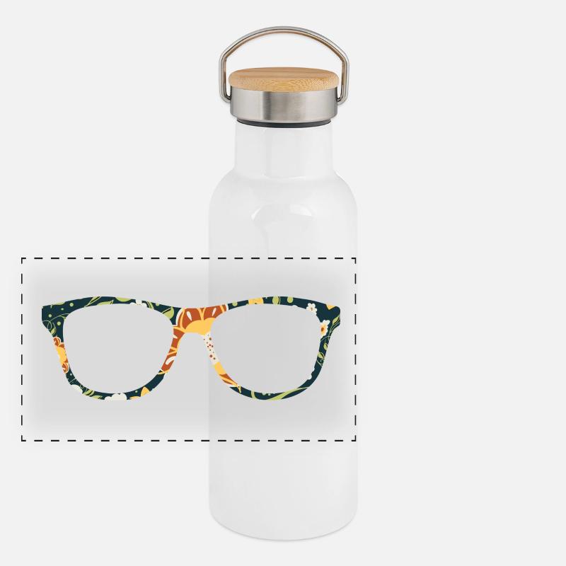 spectacles Panoramic Thermal Bottle with Bamboo Lid