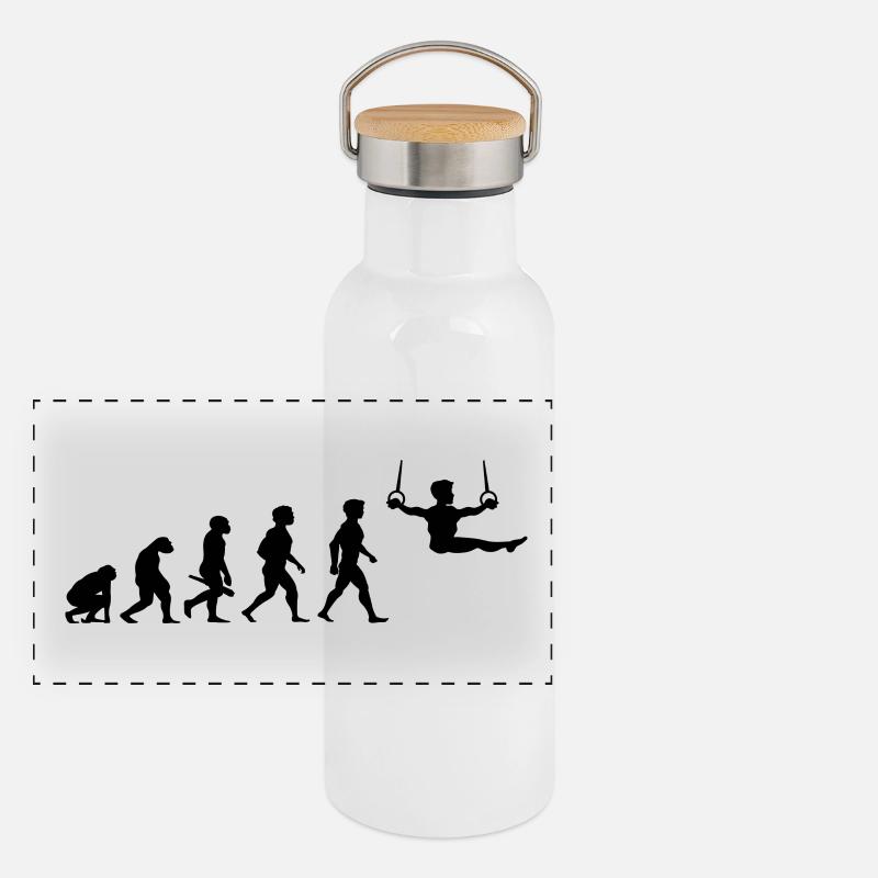 Evolution Gymnastics Gymnastics Acrobatics Gymnastics Equipment Gymnastics Panoramic Thermal Bottle with Bamboo Lid