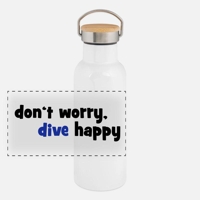 dive Panoramic Thermal Bottle with Bamboo Lid