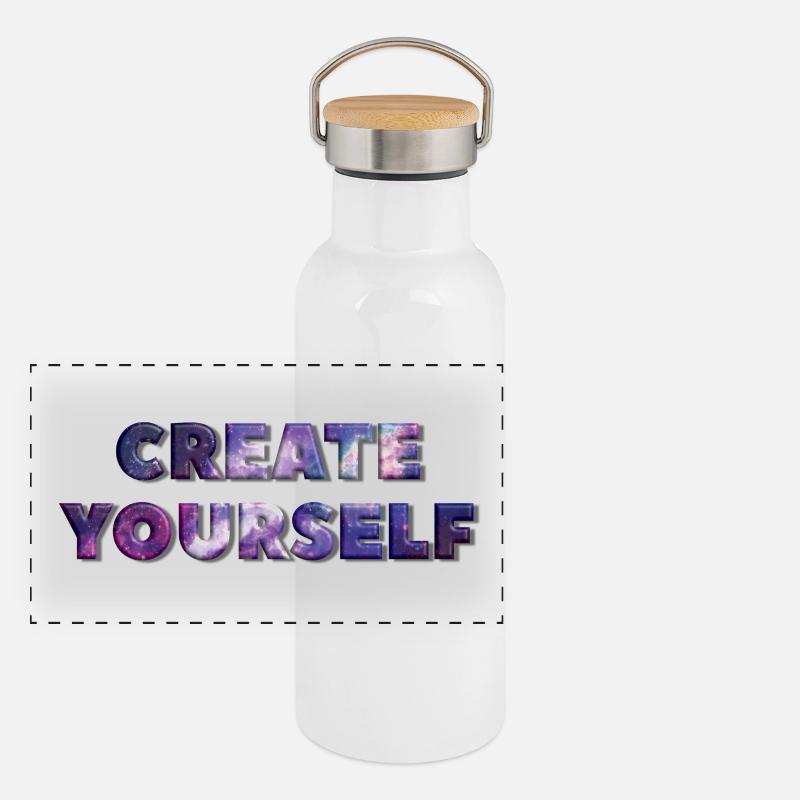 CREATE UNIVERS VOUS Gourde isotherme avec bouchon en bambou