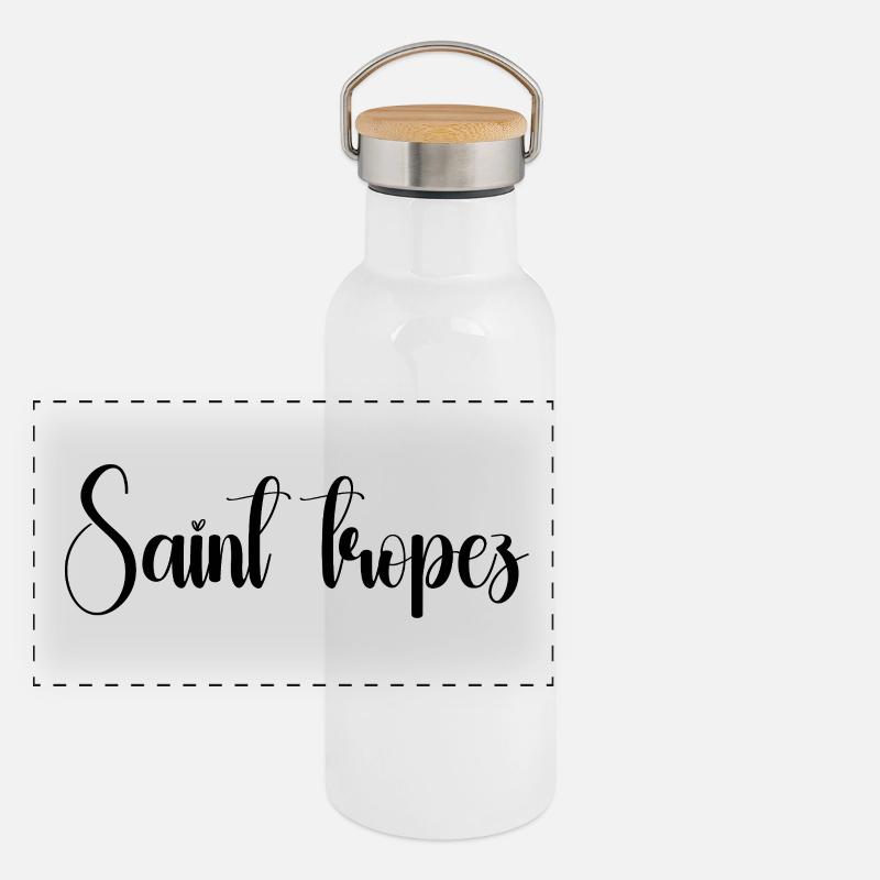 Saint Tropez Panoramic Thermal Bottle with Bamboo Lid