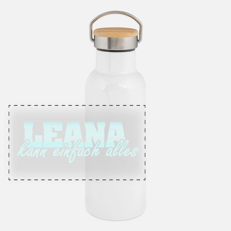 Mrs. Leana Panoramic Thermal Bottle with Bamboo Lid