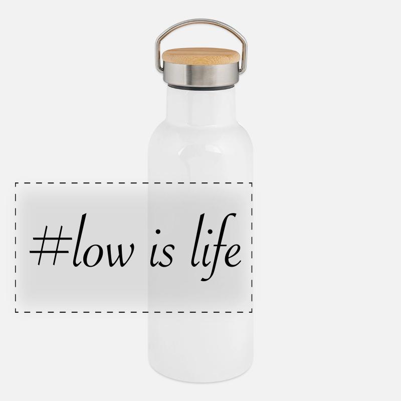 lowislife Panorama Thermosflasche mit Bambusdeckel