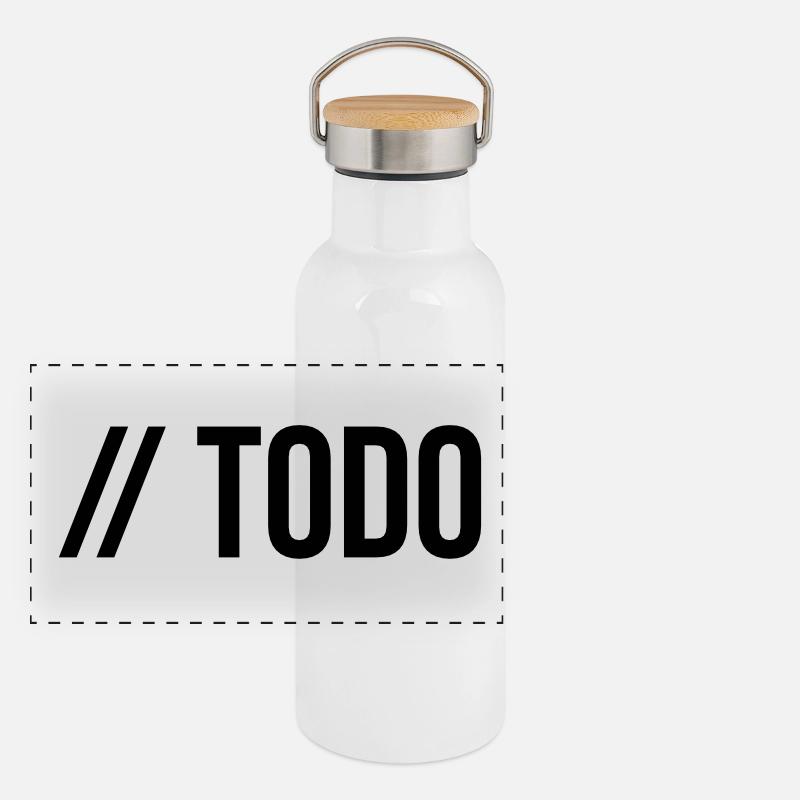 // TODO Gourde isotherme avec bouchon en bambou