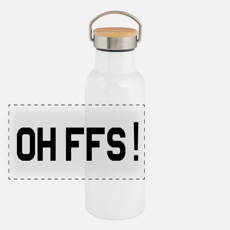 oh ffs Panorama Thermosflasche mit Bambusdeckel