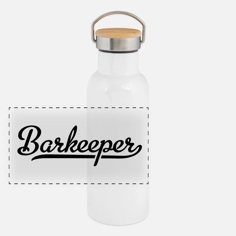 bartender Panoramic Thermal Bottle with Bamboo Lid