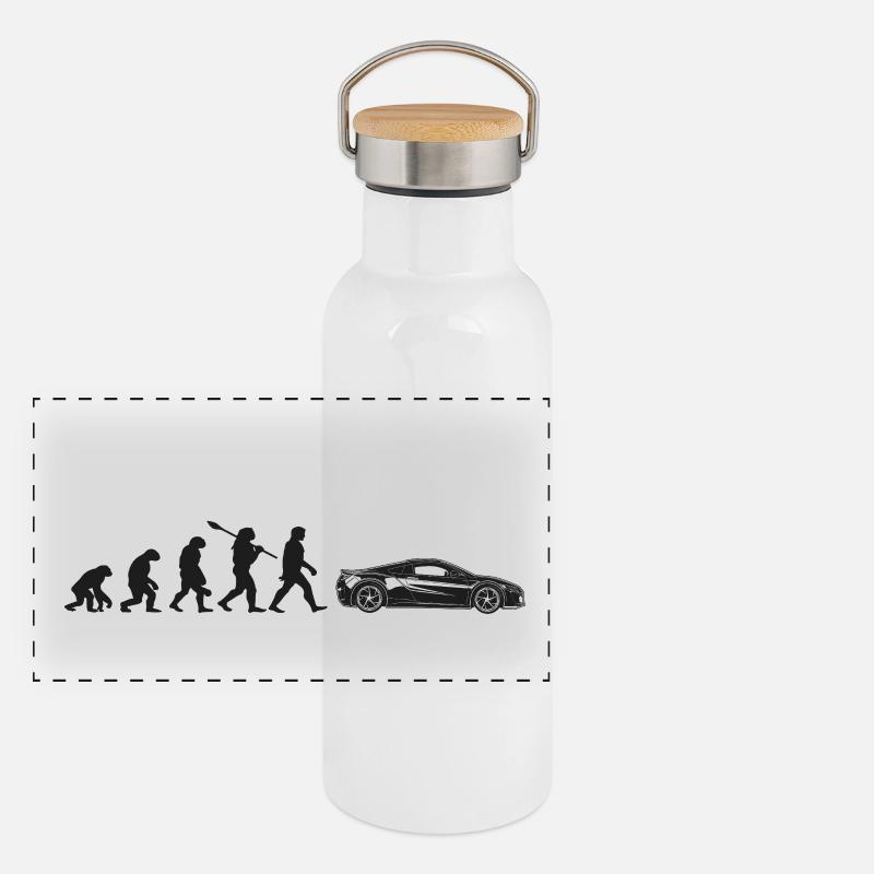 Auto De Sport Evolution Panoramic Thermal Bottle with Bamboo Lid