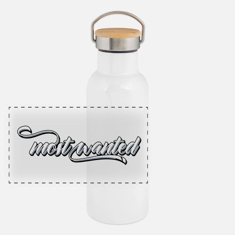 most wanted Panorama Thermosflasche mit Bambusdeckel