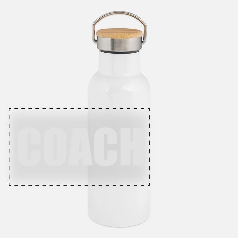 Trainer Panorama Thermosflasche mit Bambusdeckel