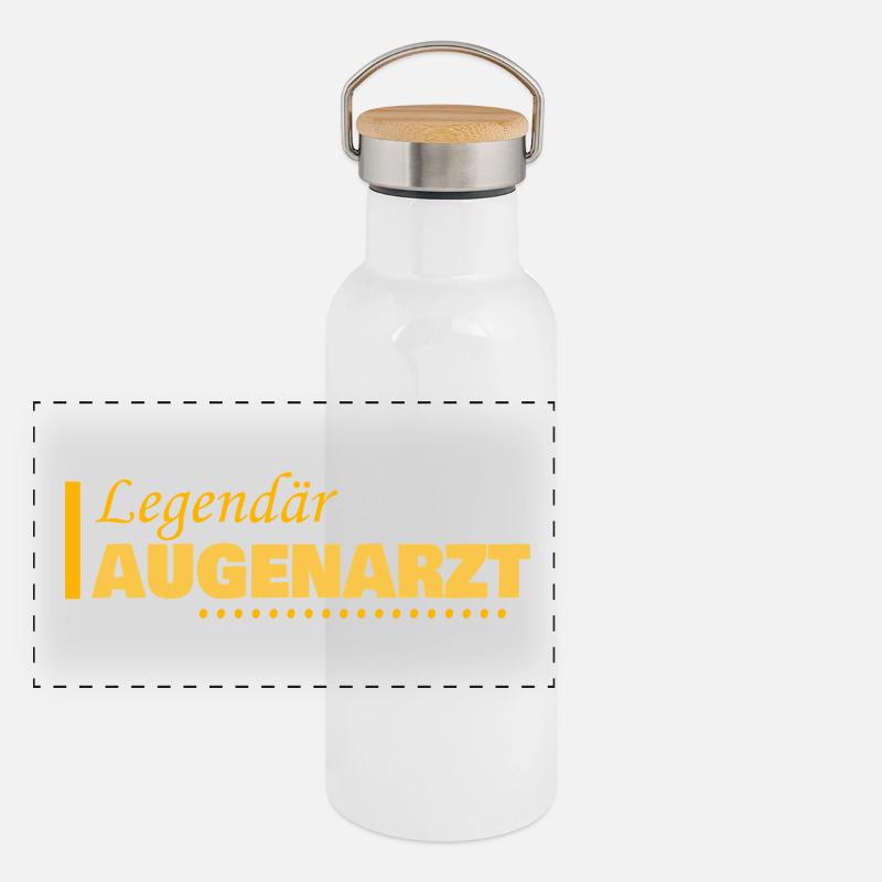 Occupation Ophthalmologist Panoramic Thermal Bottle with Bamboo Lid