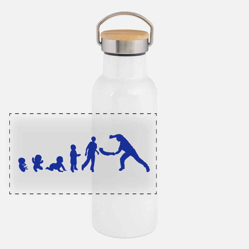 evolution pelote basque bebe adulte Gourde isotherme avec bouchon en bambou