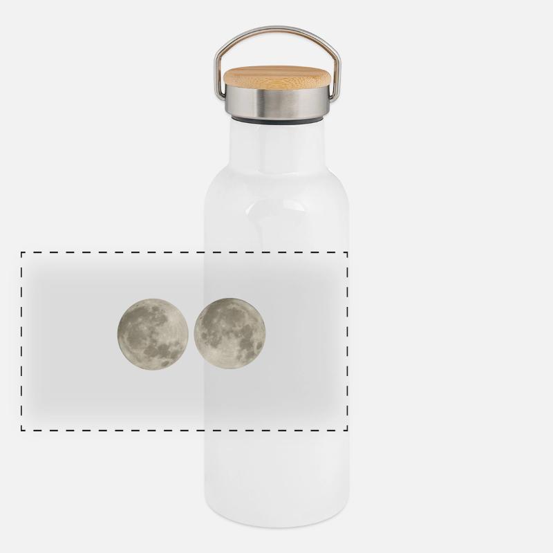 Moon Panoramic Thermal Bottle with Bamboo Lid