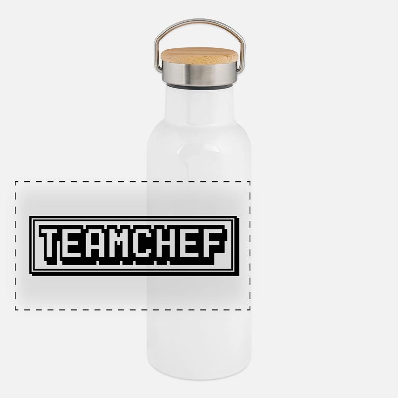 Team Principal Master Business Gourde isotherme avec bouchon en bambou