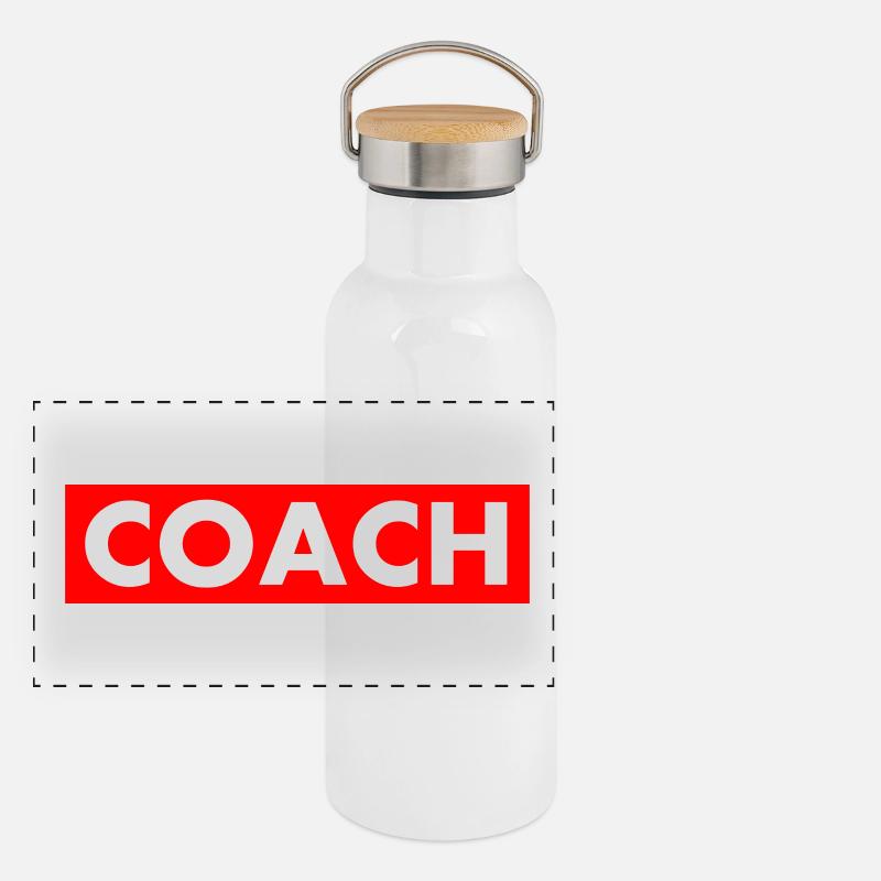 COACH Panorama Thermosflasche mit Bambusdeckel
