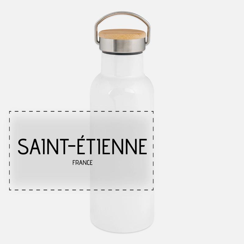 Saint Etienne Panoramic Thermal Bottle with Bamboo Lid