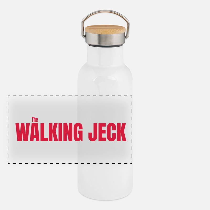 Karneval Panorama Thermosflasche mit Bambusdeckel