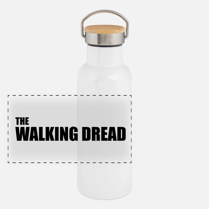The Walking Dread Panorama Thermosflasche mit Bambusdeckel