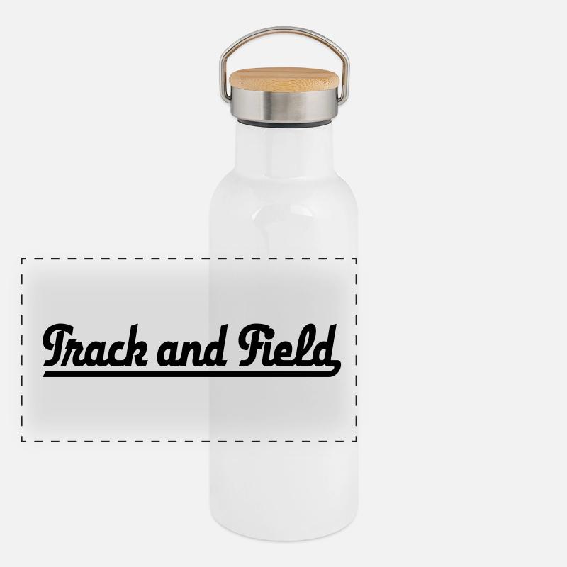 track and field Panoramic Thermal Bottle with Bamboo Lid