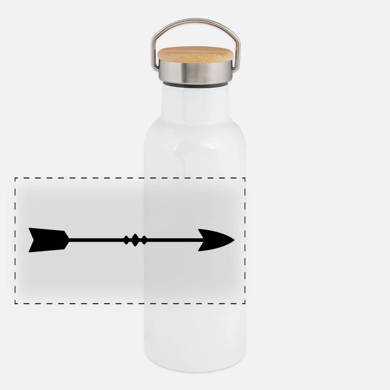 arrow Panoramic Thermal Bottle with Bamboo Lid