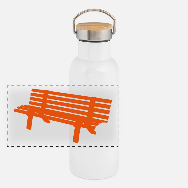 Banque cadeau idée confortable bois stable Gourde isotherme avec bouchon en bambou