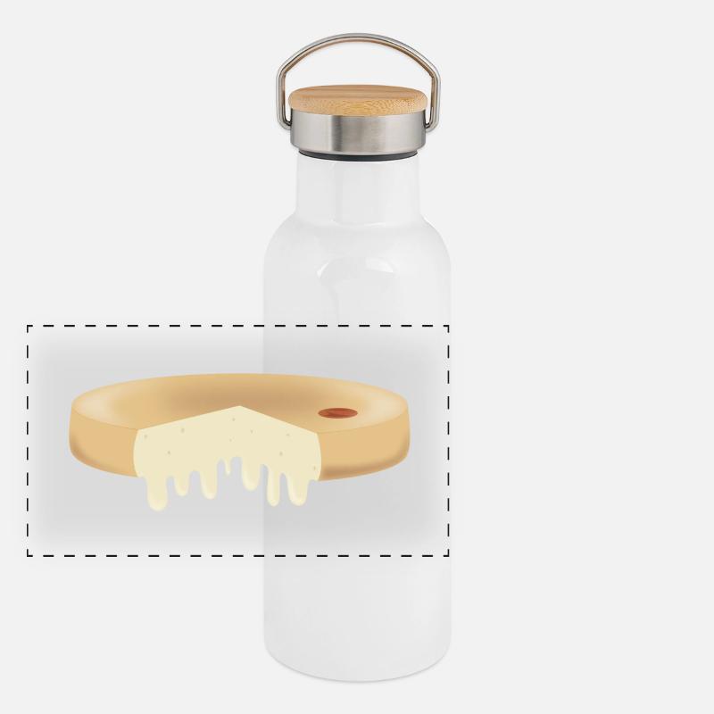 reblochon Panorama Thermosflasche mit Bambusdeckel