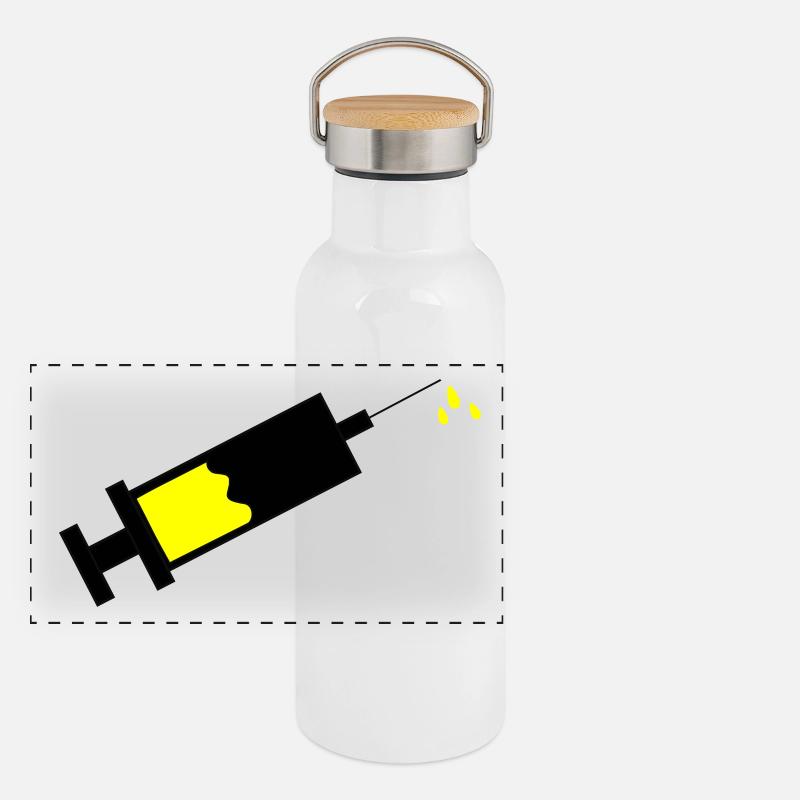 Spritze Panorama Thermosflasche mit Bambusdeckel