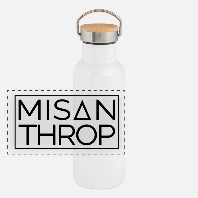 Misanthrop Panorama Thermosflasche mit Bambusdeckel