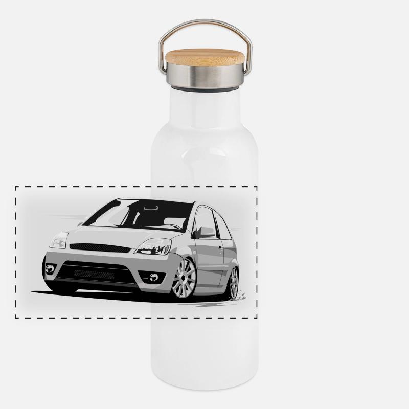 Fiesta 6 ST Low Style Gourde isotherme avec bouchon en bambou