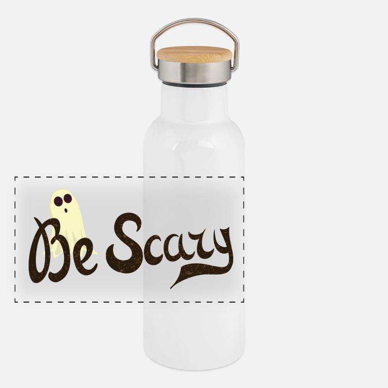 Be Scary Panorama Thermosflasche mit Bambusdeckel