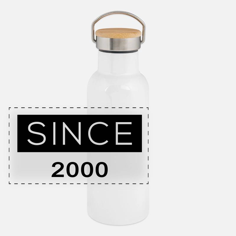 Since - 2000 Panoramic Thermal Bottle with Bamboo Lid
