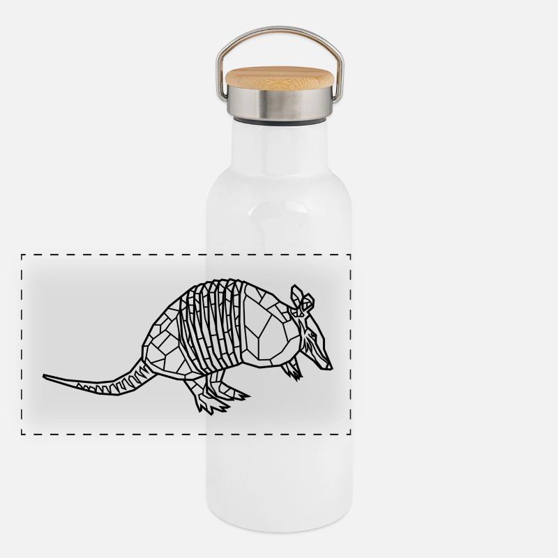 armadillo Panoramic Thermal Bottle with Bamboo Lid