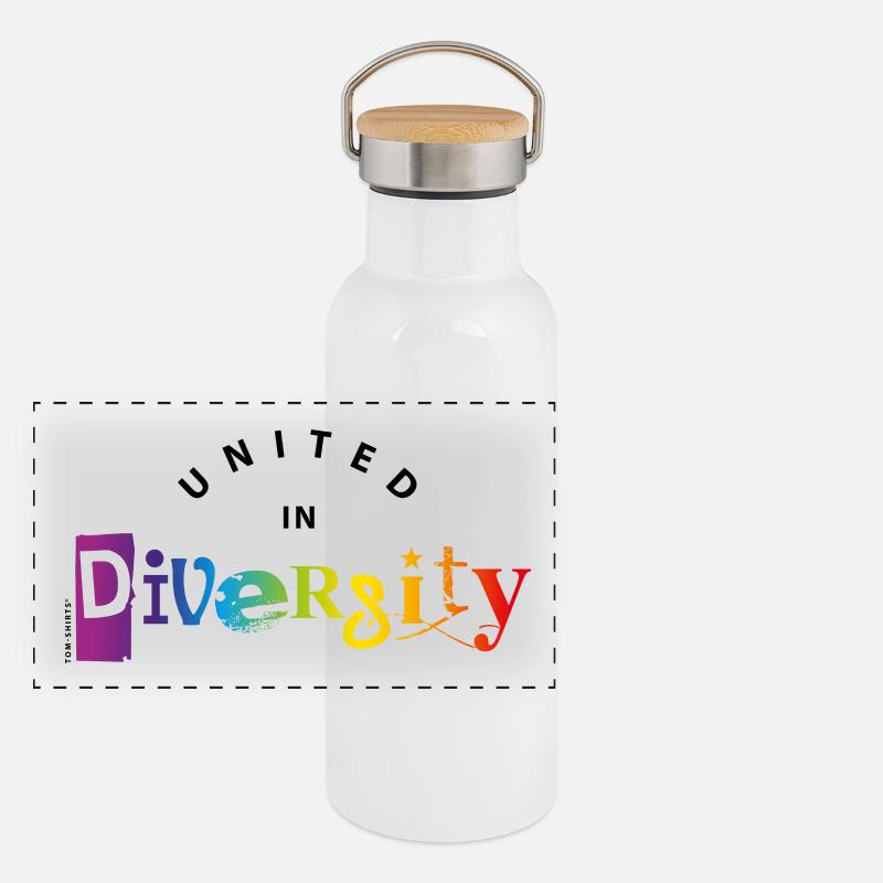 diversity / diversity 2 Panoramic Thermal Bottle with Bamboo Lid