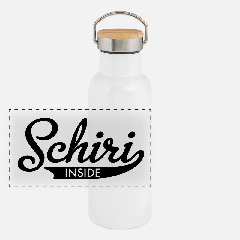 Schiri Panorama Thermosflasche mit Bambusdeckel