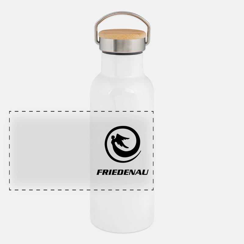 Berlin-Friedenau Panorama Thermosflasche mit Bambusdeckel