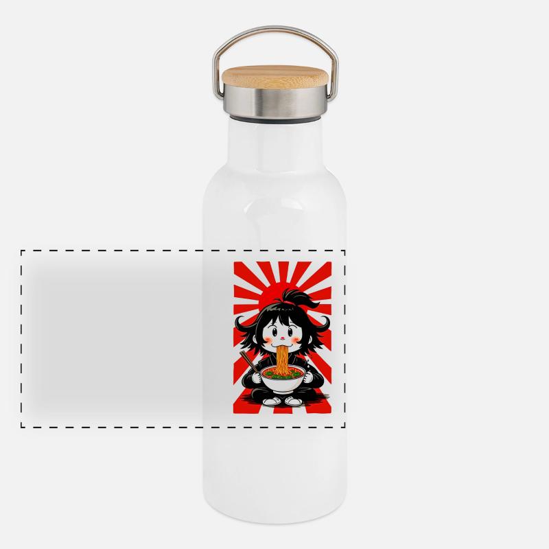 Ramen Sun Panorama Thermosflasche mit Bambusdeckel