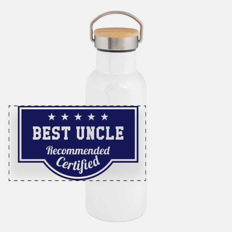 Best Uncle Panorama Thermosflasche mit Bambusdeckel