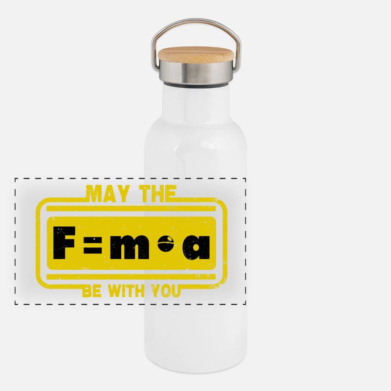 May the force be with you Panoramic Thermal Bottle with Bamboo Lid