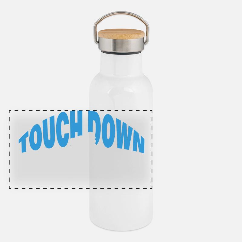 Panorama Thermosflasche mit Bambusdeckel