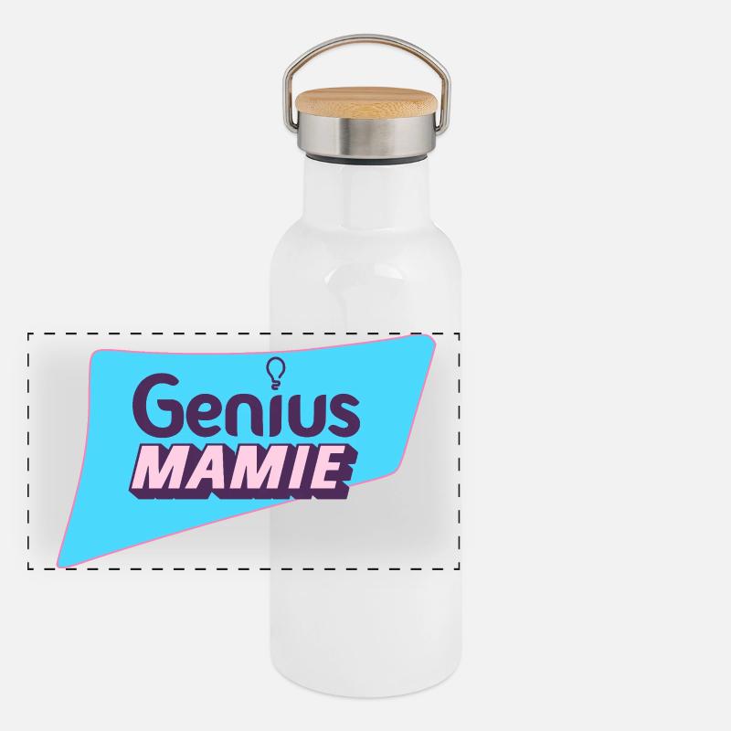 Genius Granny Panoramic Thermal Bottle with Bamboo Lid