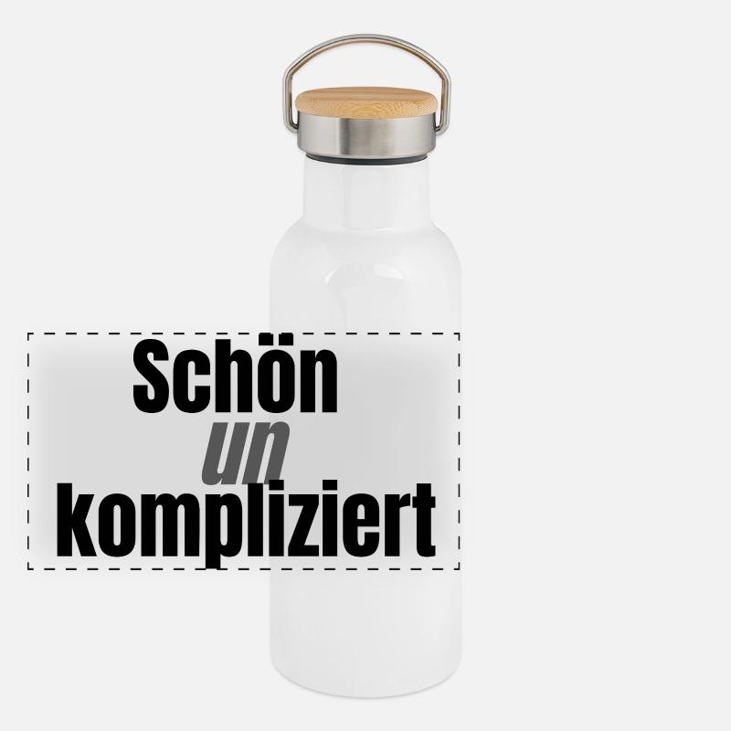 Nice and uncomplicated Panoramic Thermal Bottle with Bamboo Lid