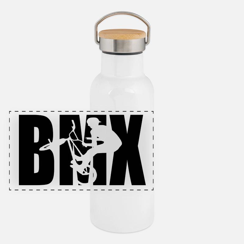bmx Gourde isotherme avec bouchon en bambou