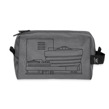 Guggenheim Museum NY - Recycelte Kulturtasche - Anthrazit - Vorne