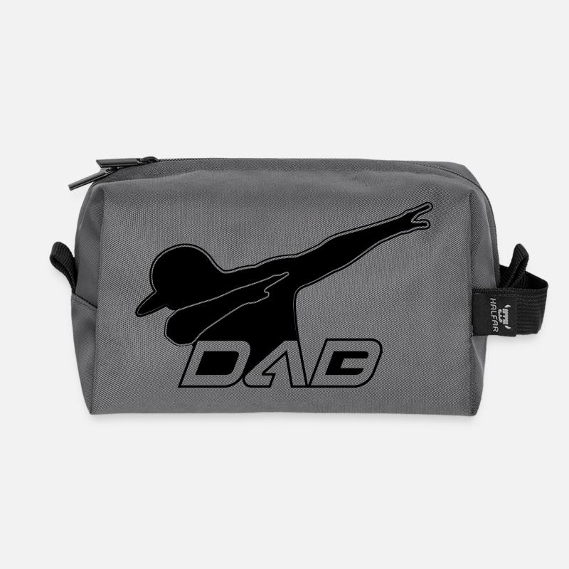 DAB black style - Recycelte Kulturtasche - Anthrazit