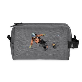 ski - Recycelte Kulturtasche - Anthrazit - Vorne