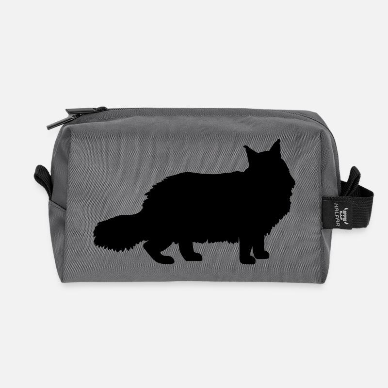 Maine Coon - Recycelte Kulturtasche - Anthrazit