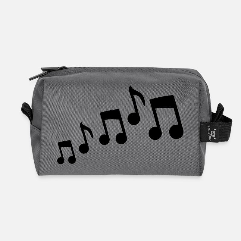 Music Design - Recycelte Kulturtasche - Anthrazit