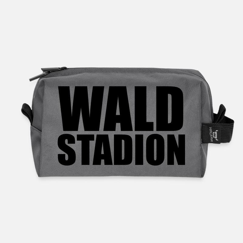 Waldstadion Frankfurt - Recycelte Kulturtasche - Anthrazit